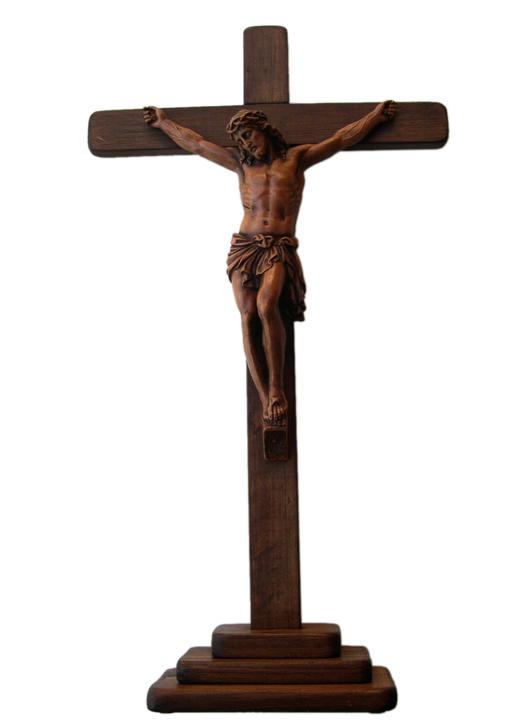 Crucifix sur pied, 50 cm (Vue générale)