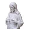 Sacred Heart, reconstituted marble, 37 cm (Autre vue du buste en biais)