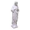 Sacred Heart, reconstituted marble, 37 cm (Vue du profil droit en biais)