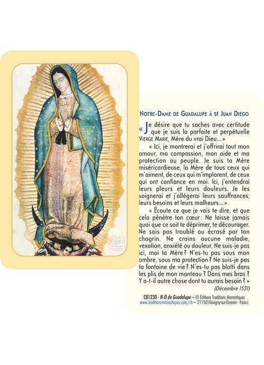 Our Lady of Guadalupe (Reco-verso)