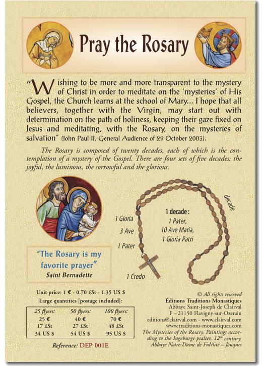 Day 25 of 33: The Rosary, our favorite prayer