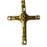 Rosario blanca en nácar (Croix du chapelet en bronze émaillé)