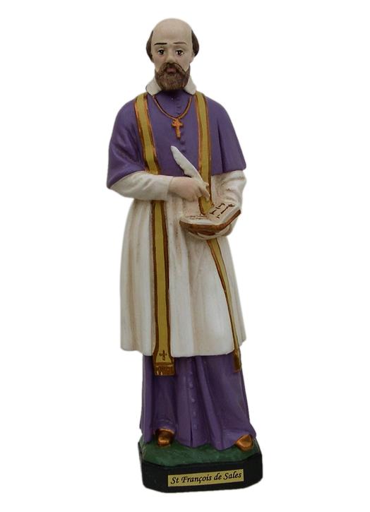 statue of Saint Francis de Sales (Vue de face) statue of Saint Francis de Sales (Vue de face)