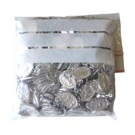 Médailles miraculeuses aluminium - 18 mm - lot de 200 (Paquet de 200 médailles miraculeuses)