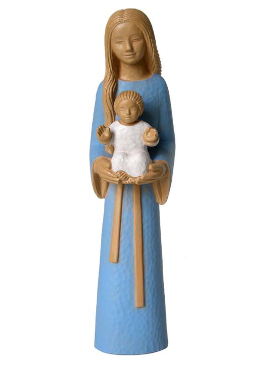 Statue de Marie Mère des familles, 38 cm (Vue de face) Statue de Marie Mère des familles, 38 cm (Vue de face)