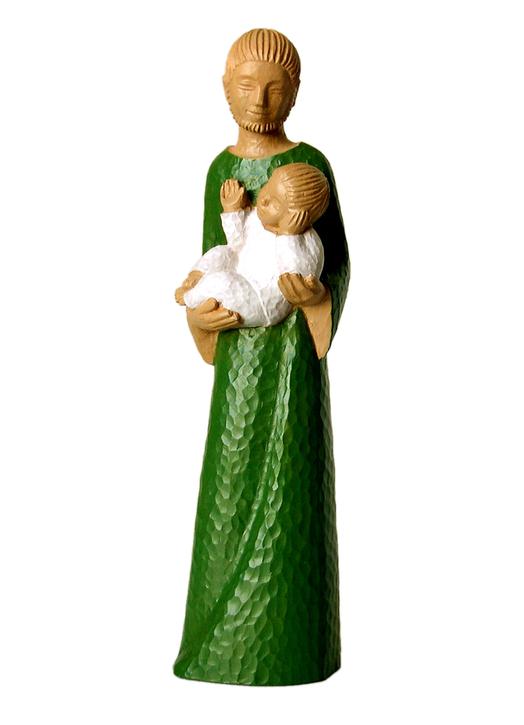 Statue of Saint Joseph, 30 cm (Vue de face) Statue of Saint Joseph, 30 cm (Vue de face)