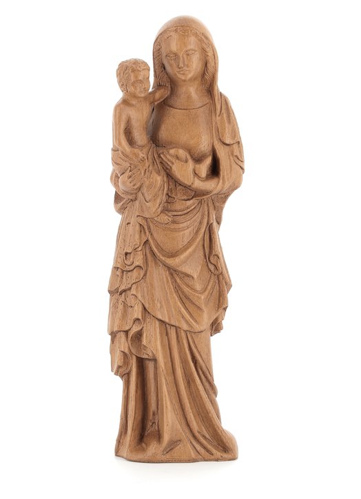 Statue de la Vierge à l'Enfant, 22 cm (Vue de face)
