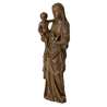 Statue de la Vierge à l'Enfant, 22 cm (Vue du profil gauche en biais)