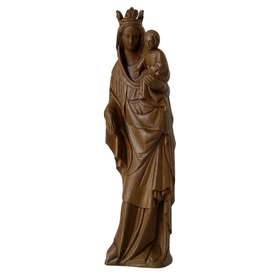 Statue of the crowned Virgin Mary, 44 cm (Vue de face)