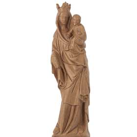 Statue of the crowned Virgin Mary, 17 cm (Vue de face)