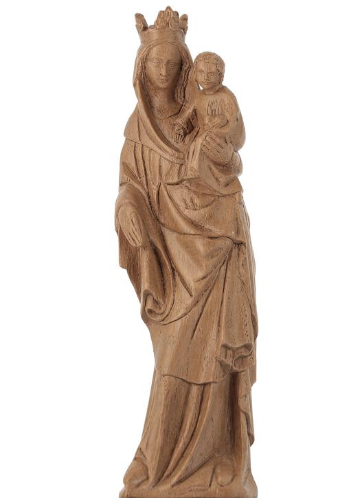 Statue of the crowned Virgin Mary, 17 cm (Vue de face)