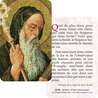Card-prayer Saint Benedict (Recto-Verso)