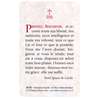 Card-prayer of Saint Ignatius of Loyola (Verso)