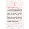 Carte-prière Saint Ignace (Verso)