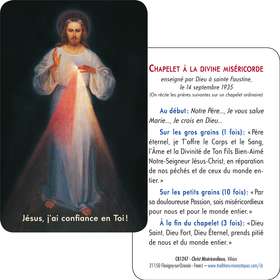 Card-prayer of Merciful Christ of Vilnus (Recto-Verso)