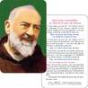 Carte-prière du Padre Pio (Recto-Verso)