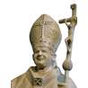 Statue de Jean-Paul II, Apôtre de la nouvelle évangélisation - 85 cm (VGros plan du visage)