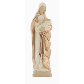 Statue de la Vierge d'Autun polychrome (Vue de face)