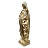 Statue of the Virgin of Autun, polychrome (Vue du profil gauche en biais)