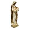 Statue de la Vierge d'Autun polychrome (Vue du profil droit en biais)