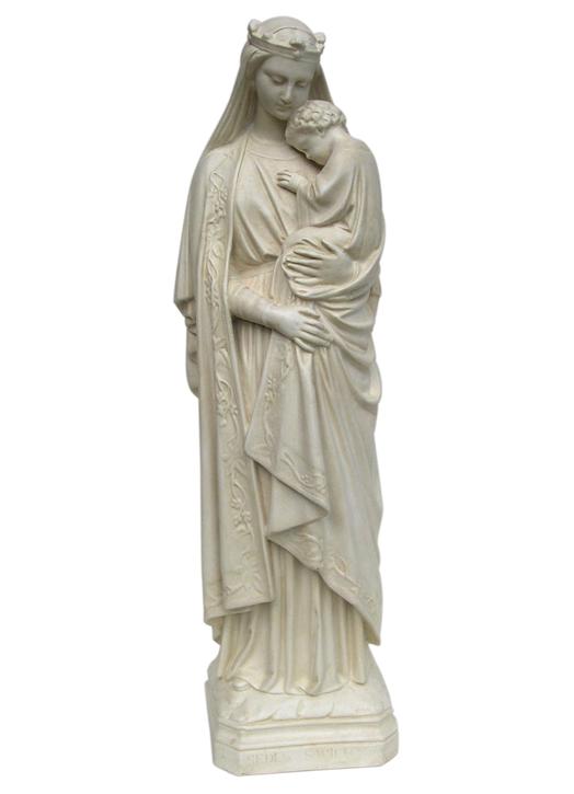 Estatua de la Ntra. Sra. de la Sabiduría, 42 cm (Vue de face)