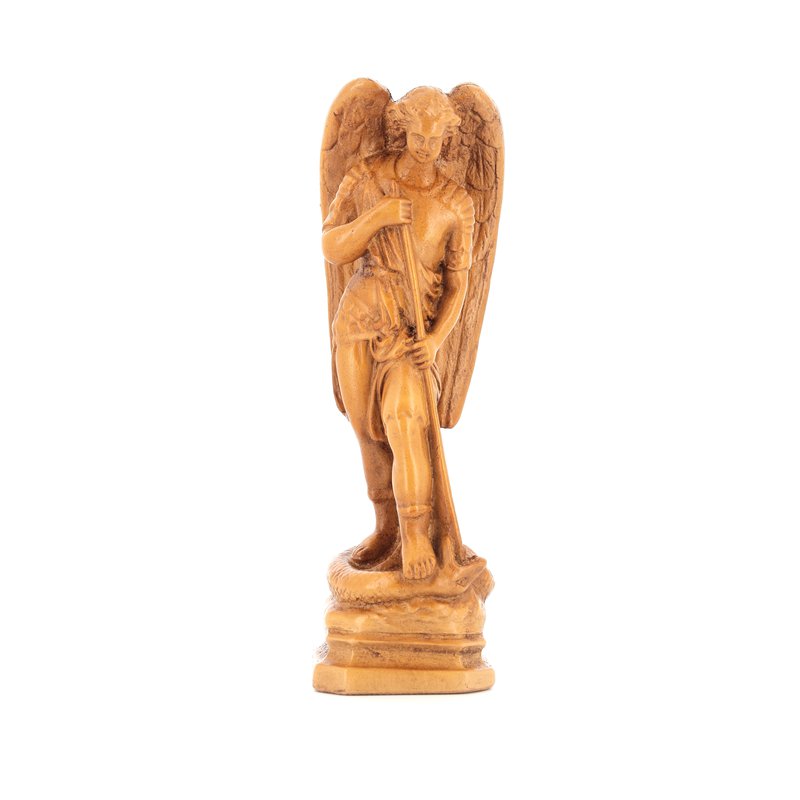 Statue de saint Michel, 14 cm (Vue de face)