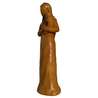 Statuette de la Vierge Mère, Enfant dans les bras. 20 cm (Vue du profil gauche en biais)