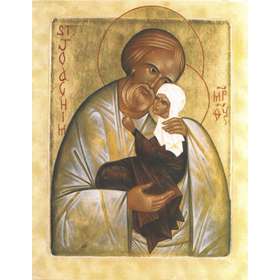 Icon of Saint Joachim with the Blessed Virgin