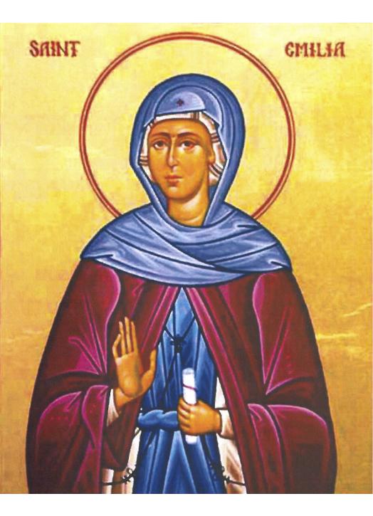 Icône de sainte Emilie, Mère de Basile le Grand Icône de sainte Emilie, Mère de Basile le Grand