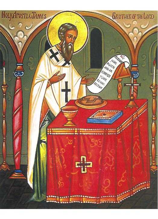 Icon of Saint Jacques, brother of Our Lord Icon of Saint Jacques, brother of Our Lord