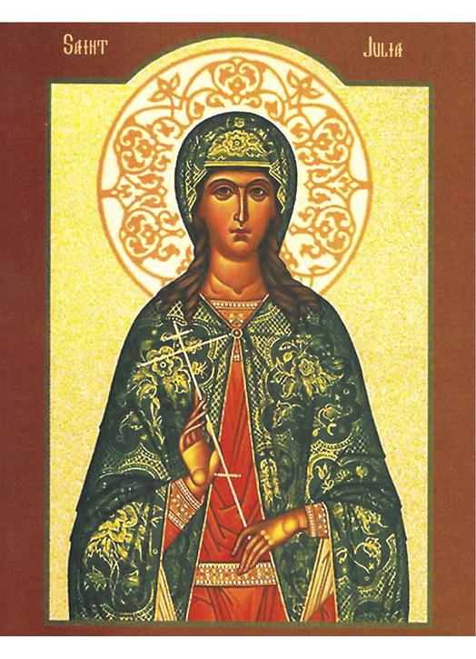 Icono de San Julie Icono de San Julie