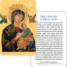 Cartes-prière Notre Dame du Perpétuel Secours (Recto-Verso)