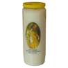 Novena candle - Saint Joseph (Bougie avec son couvercle)