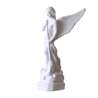 Statue de saint Michel archange, ailes déployées (Vue du profil gauche en biais bis)