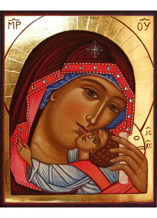 Icon of Mary Mother of God with a roll - Sale of religious icons