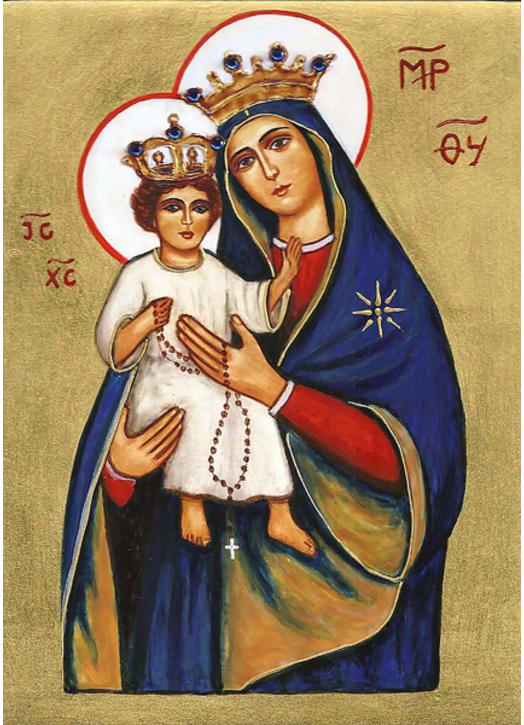 Icono de Nuestra Señora del Rosario