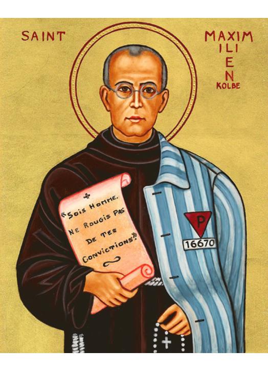 Icon of St. Max Kolbe