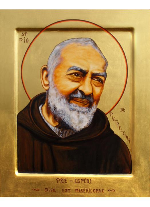 Icono del Padre Pío