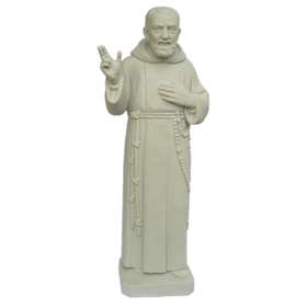 Estatua del Padre Pío (Vue de face)