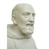 Statue of Padre Pio (Gros plan sur le visage)