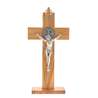 Crucifix of Saint Benedict rosewood ( Olive wood, 185 x100 mm) (Gros plan sur le Christ)