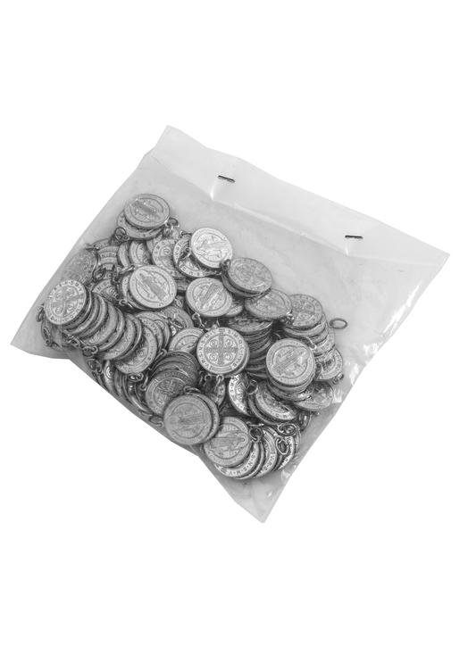 Médailles de st Benoît aluminium - 17 mm - lot de 100 (Un paquet de 100) Médailles de st Benoît aluminium - 17 mm - lot de 100 (Un paquet de 100)