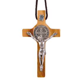 Crucifix of Saint Benedict rosewood