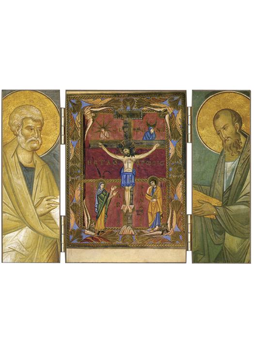 Jesucristo crucificado -Sacramentario de Regensburg