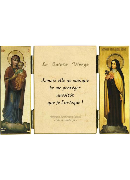 Citation de Ste Thérèse de l'E.-J. sur la protection de Marie