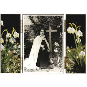 Saint Therese with lily