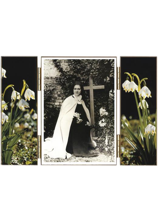 Saint Therese with lily