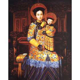 Religious icon of Our Lady of China