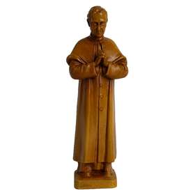 Saint Jean Bosco, debout, 15 cm (Vue de face)