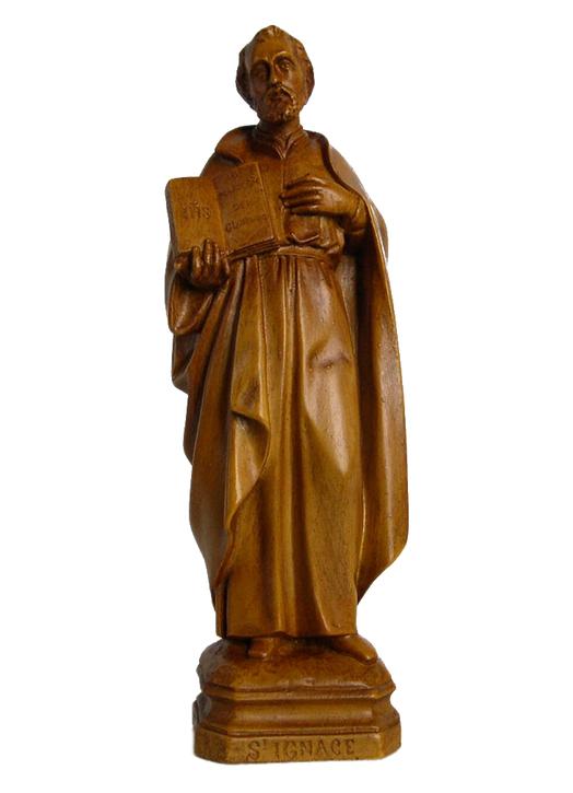 Saint Ignatius of Loyola, 20 cm (Vue de face)